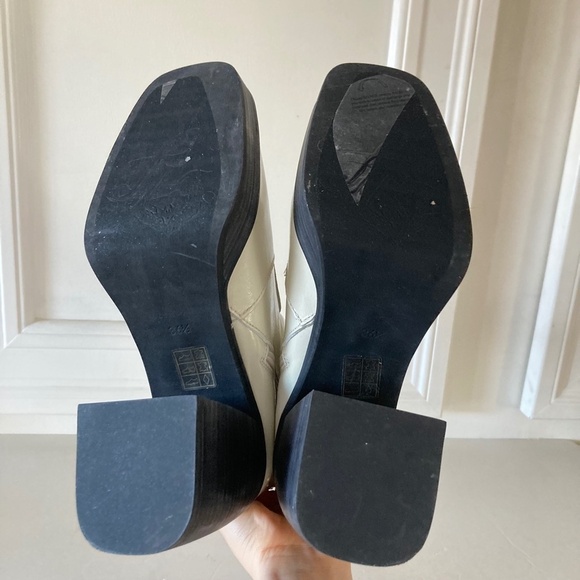 NWOT Free People Ruby White Patent Leather Platform Boots Sz 36.5 - Picture 4 of 8